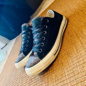 EUC Calf Hair Converse